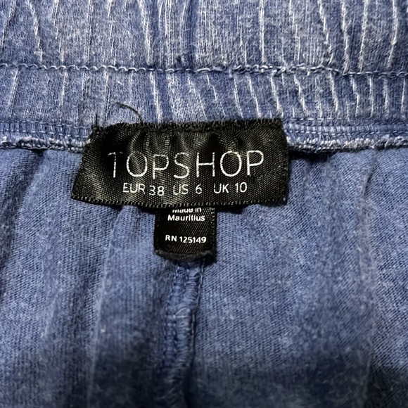 TopShop Denim Cotton Shorts - Picture 3 of 5